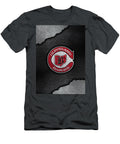 Hockey Metal Art Cleveland Barons NHL Leith Huber T-Shirt