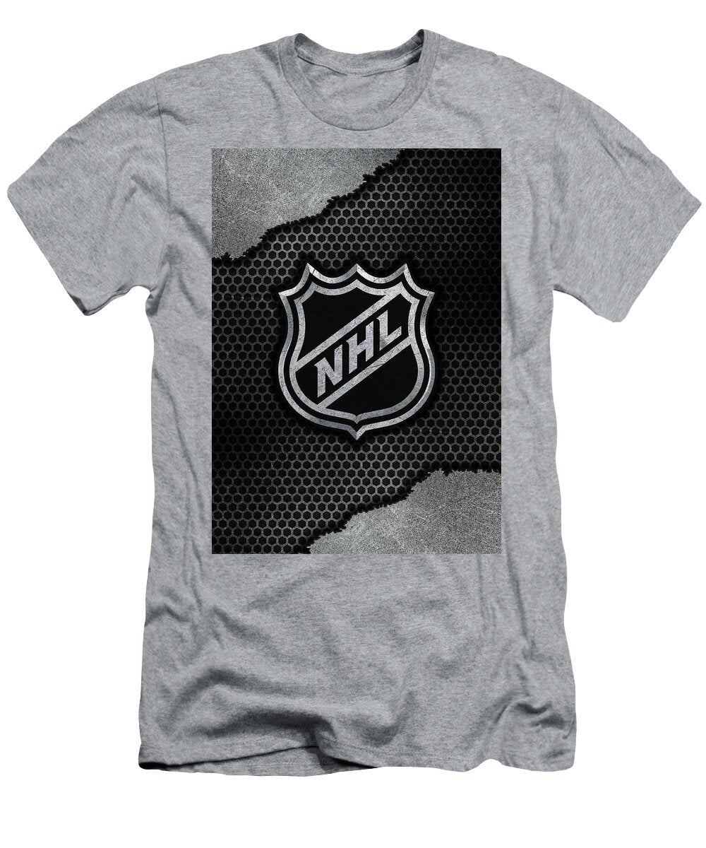 Hockey Metal Art NHL Leith Huber T-Shirt