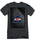 Hockey Metal Colorado Rockies NHL Leith Huber T-Shirt