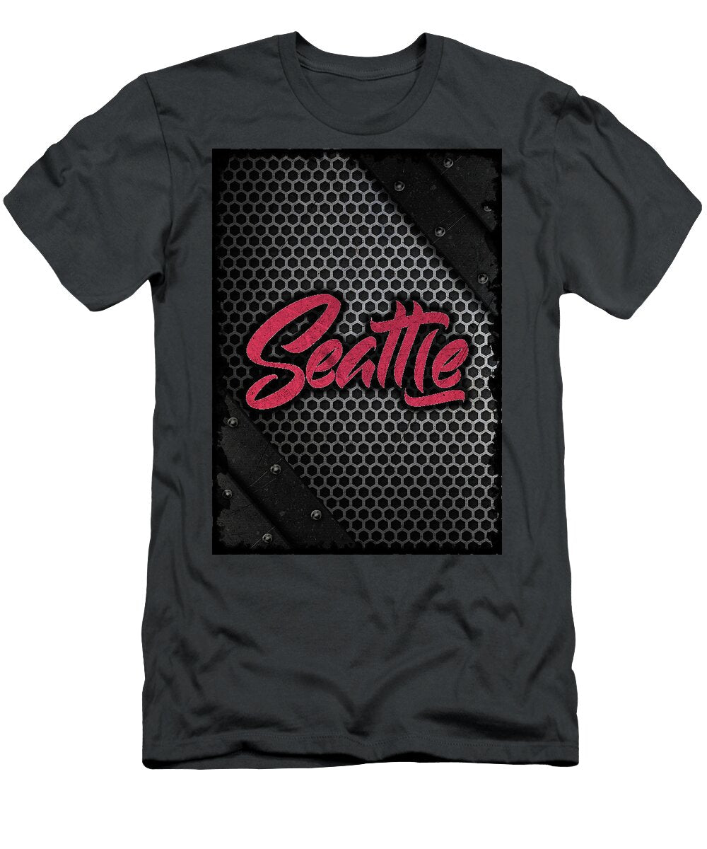 Hockey Metal NHL Seattle Leith Huber T-Shirt