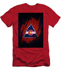 Hockey Red Colorado Rockies NHL Leith Huber T-Shirt