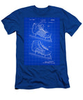 Hockey Shoe Patent 1934 Blue Stephen Younts T-Shirt