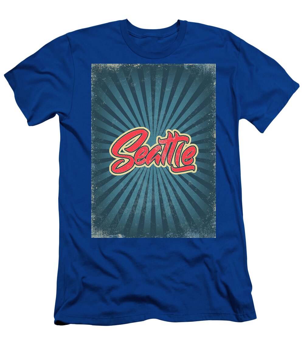 Hockey Vintage NHL Seattle Leith Huber T-Shirt