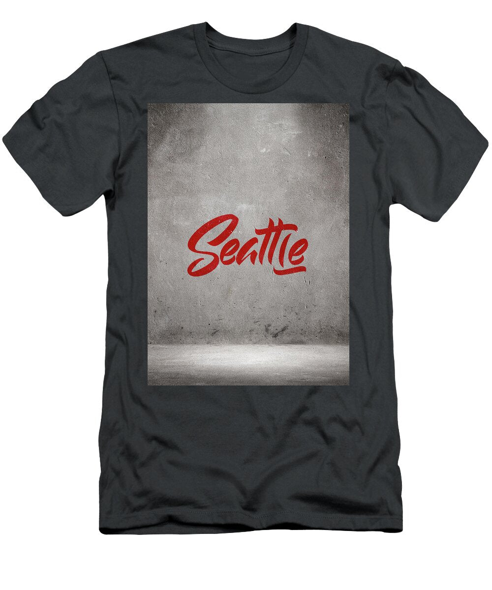 Hockey Wall NHL Seattle Leith Huber T-Shirt