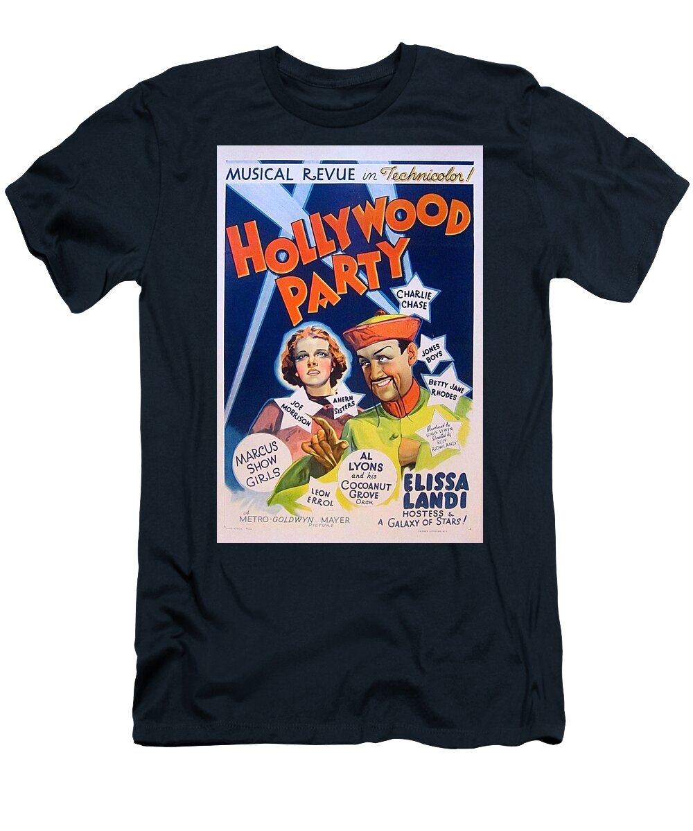 Hollywood Party 1937 Movie Poster T-Shirt