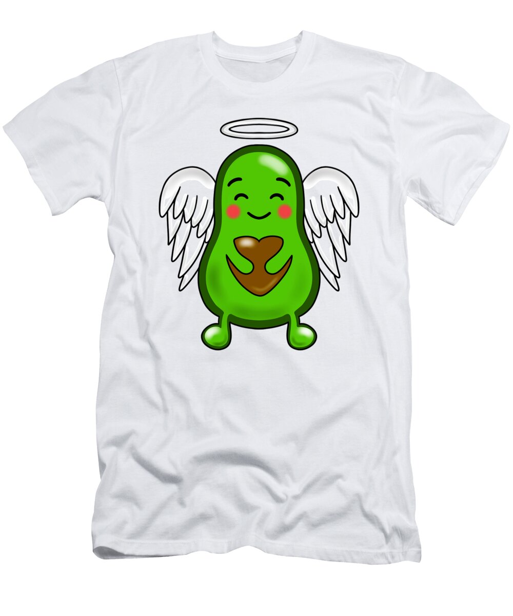 Holy Guacamole Avocado Angel Sartoris Art T-Shirt