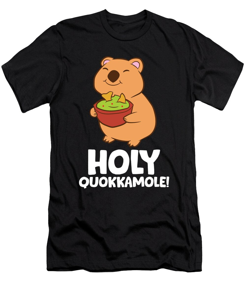 Holy Quokkamole Avocado Quokka Vegan Guacamole Quokka Eq Designs T-Shirt