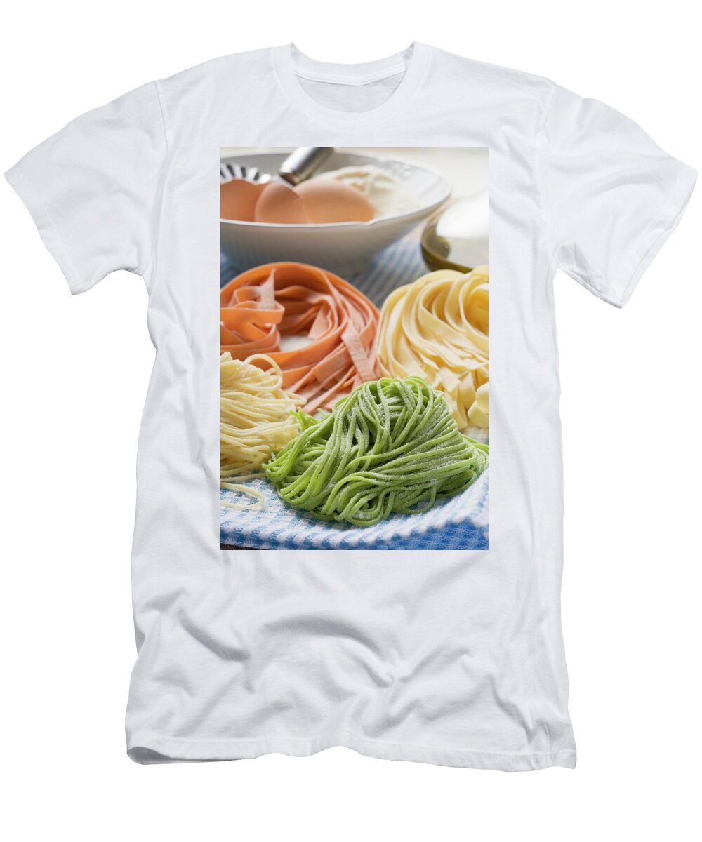 Home Made Pasta with Ingredients Foodcollection T-Shirt