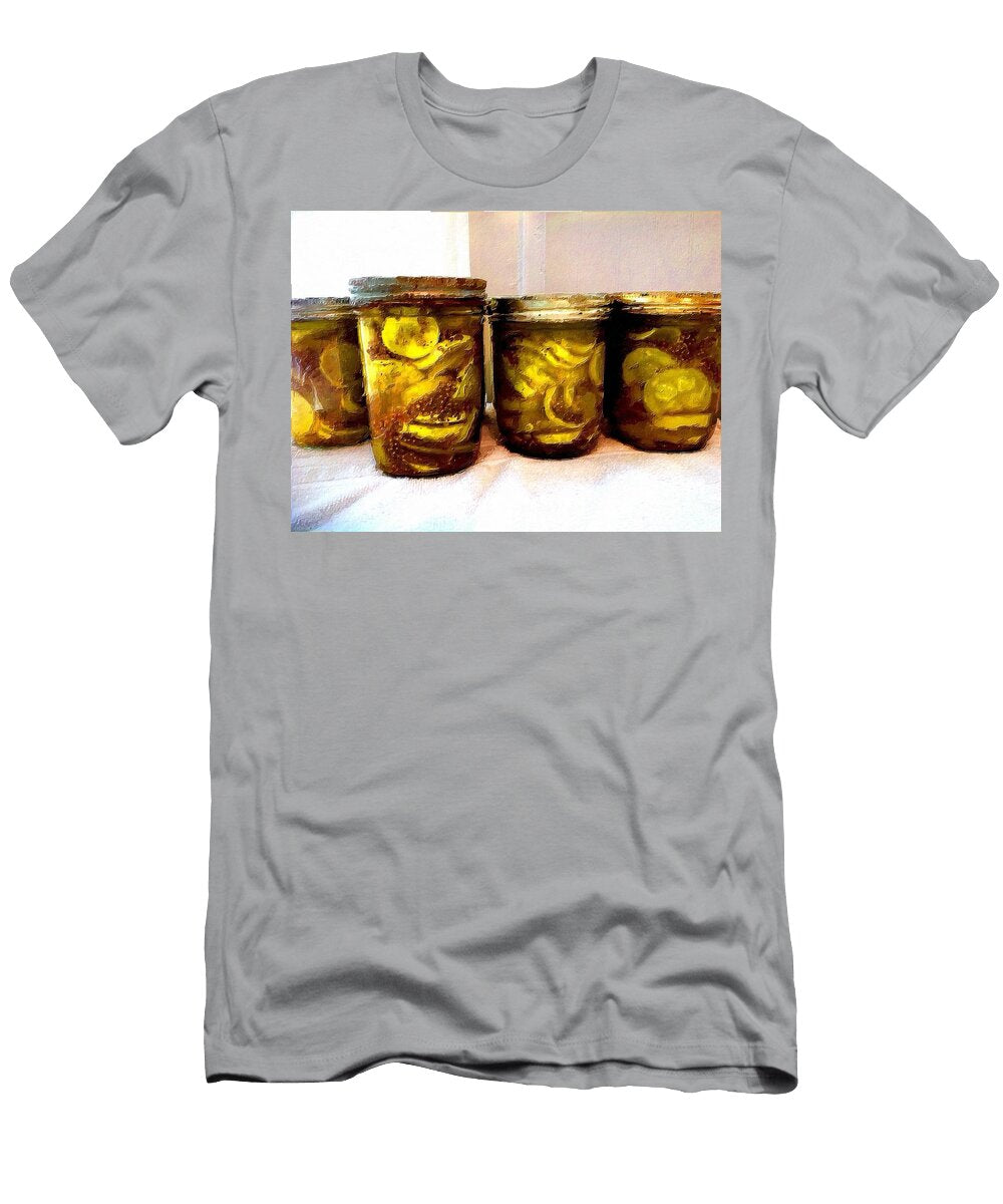 Homemade Bread and Butter Squash Pickles in Jars Virginia Artho T-Shirt
