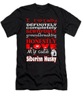 Honestly Love My Cute Siberian Husky Tinh Tran Le Thanh T-Shirt