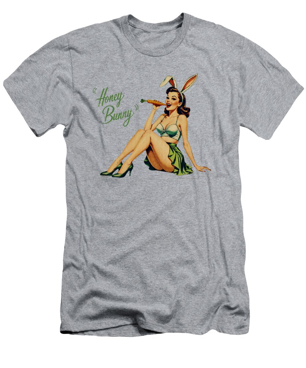 Honey Bunny Retro Pin Up Nose Art Poster Hecate Pim T-Shirt