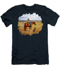 Horse Painting Waiting for Dad Crista Forest T-Shirt