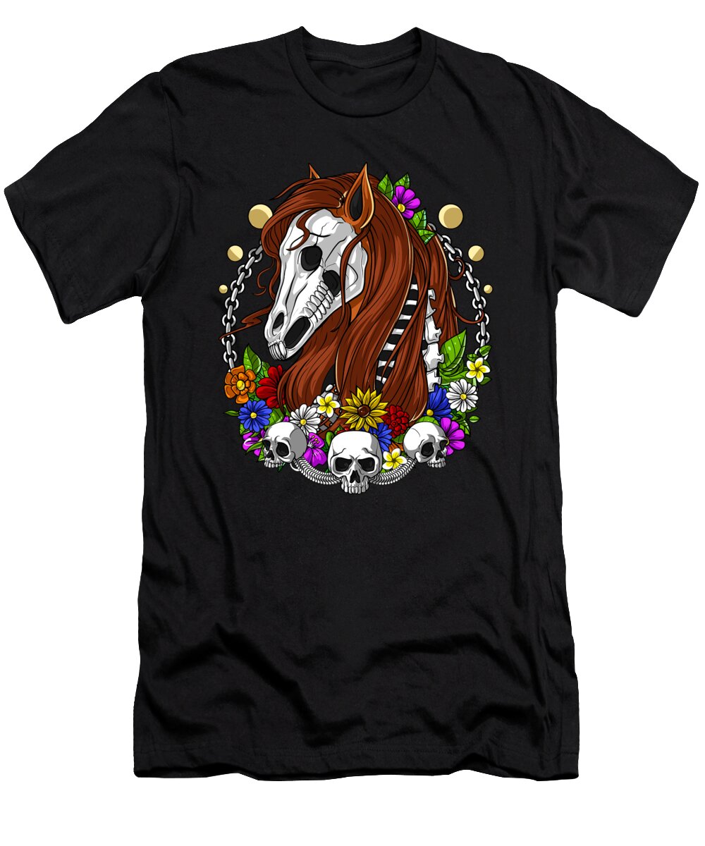 Horse Skull Nikolay Todorov T-Shirt