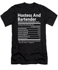 Hostess and Bartender Nutrition Factors Gift Item Shi Hu Kang T-Shirt