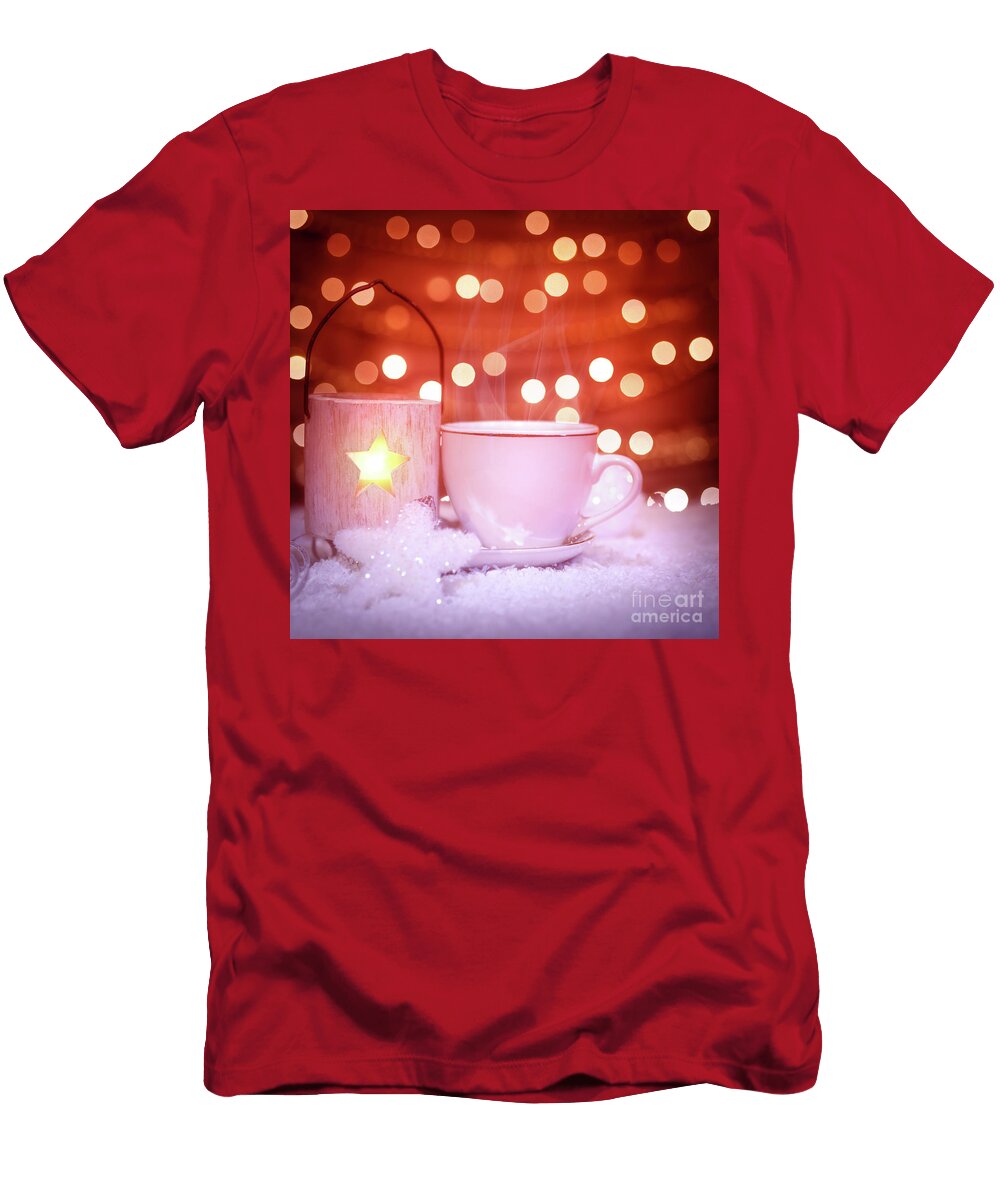 Hot Chocolate in Christmas Still Life Anna Om T-Shirt
