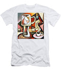 Hot Coffee Cup Cubist Abstract Stellart Studio T-Shirt