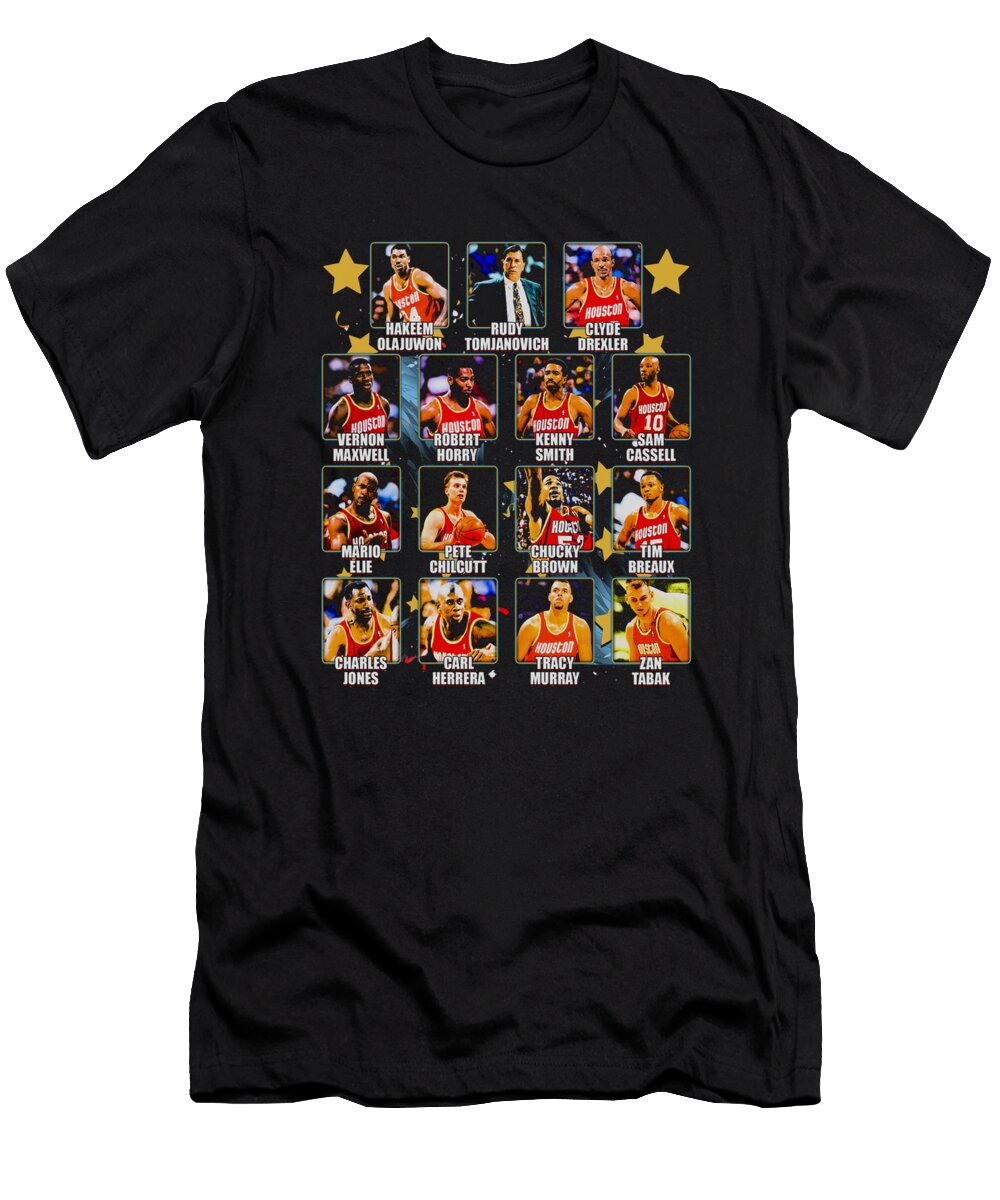Houston 1995 NBA Champions Team Ozlem Altin T-Shirt