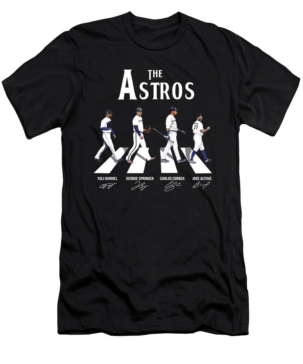 Houston Astros Abbey Road Yuli Gurriel George Springer Carlos Correa Jose Altuve Signatures Th T-Shirt