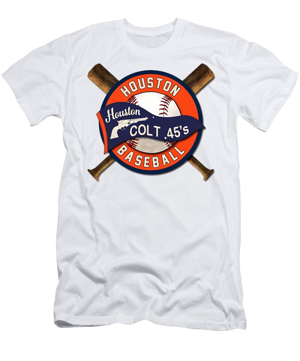 Houston Colt 45s Pennant and Bats Quang Vu T-Shirt