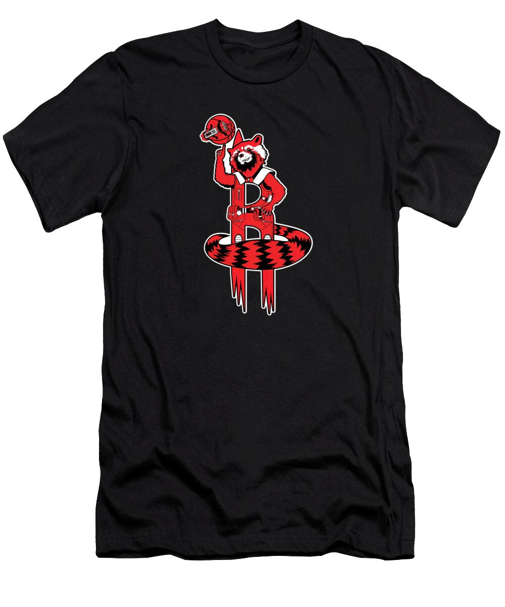 Houston Rocket Racoon Huyen Vu T-Shirt