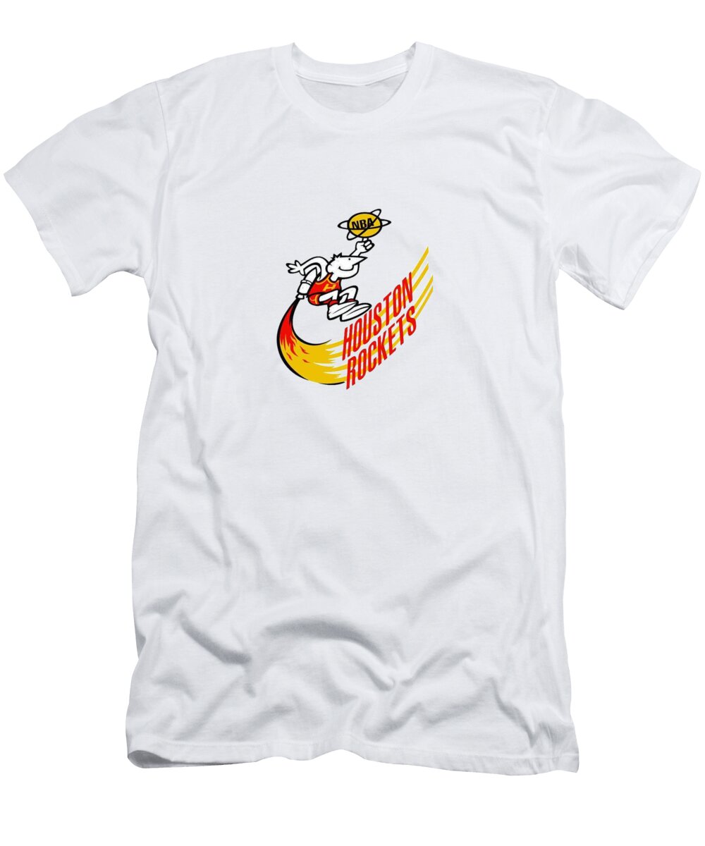 Houston Rockets Basketbal Team Logo Jones Dvm Nathaniel T-Shirt