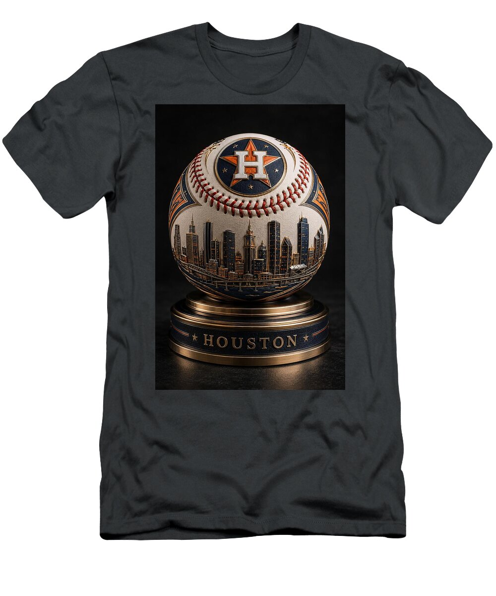 Houston Skyline Luxury Baseball Max Freeman T-Shirt