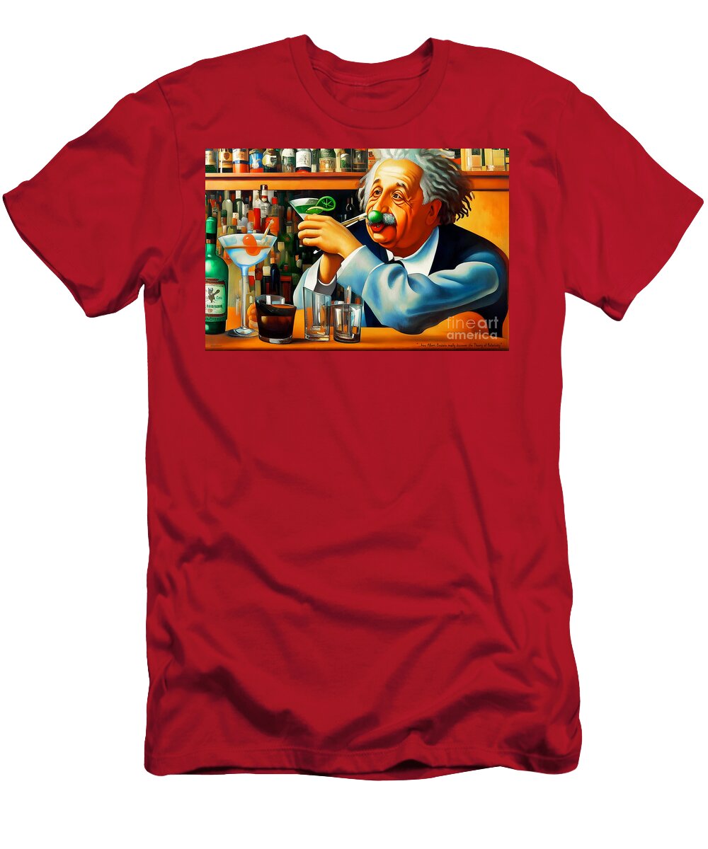 How Albert Einstein Really Discover the Theory of Relativity 20221119f Wingsdomain Art and Photography T-Shirt