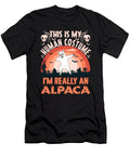 Human Costume Im Really a Alpaca Funny Halloween Me T-Shirt
