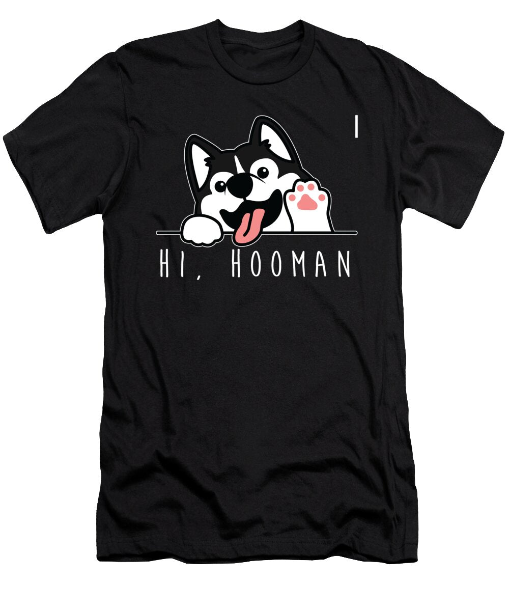 Human Husky Siberian Dog Breed Dogs Lover Pet Gift Thomas Larch T-Shirt