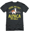 Humorous Hiking Alpaca Kenvin Tran T-Shirt