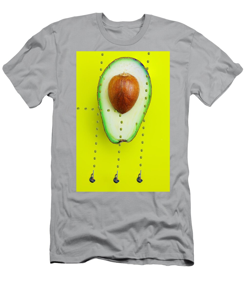 Hunters Depicting Rutherford Atomic Model By Avocado Food Physics Paul Ge T-Shirt