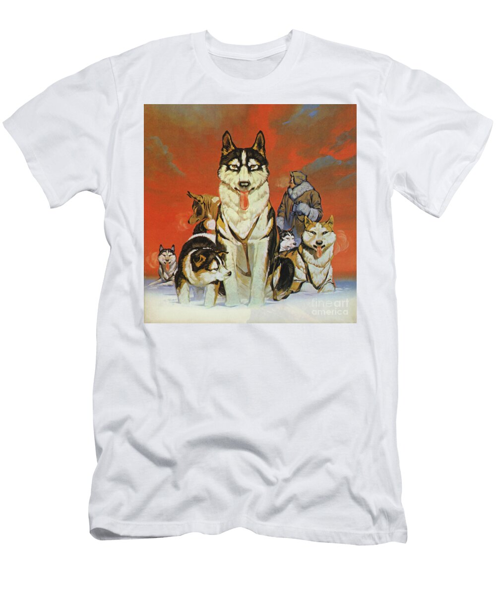 Huskies Angus Mcbride T-Shirt