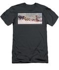 Huskies Pulling a Sleigh Illustration From Helpers Without Hands By Gladys Davidson Published in 1919 John Edwin Noble T-Shirt