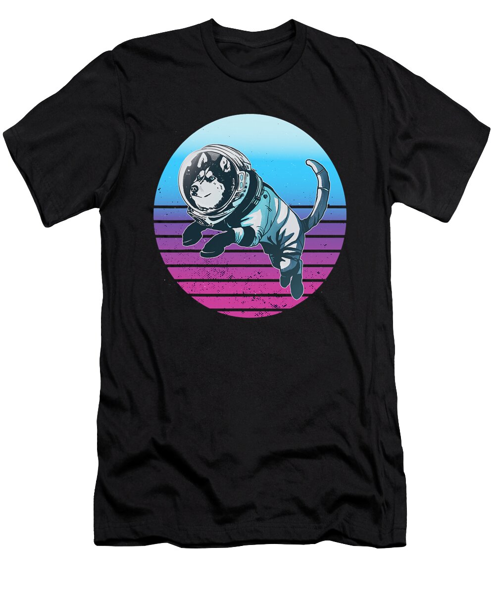 Husky Astronaut Dhbubble T-Shirt