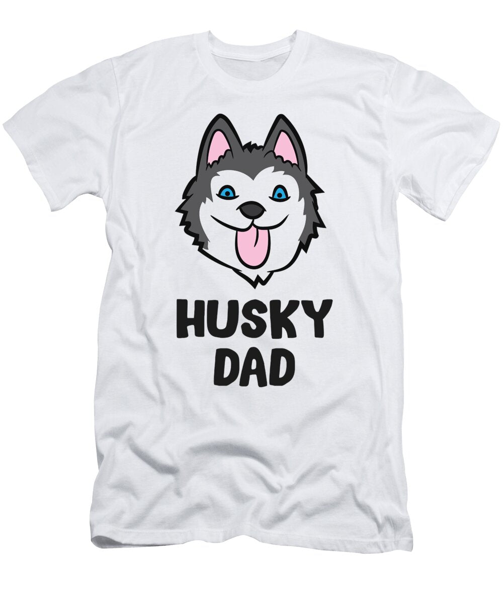 Husky Dad Gift Siberian Husky Dad Eq Designs T-Shirt