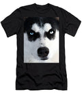 Husky Dog Art Bat Man Sharon Cummings T-Shirt