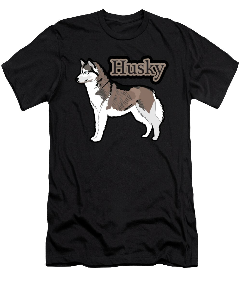 Husky Dog Art Gift Tinh Tran Le Thanh T-Shirt