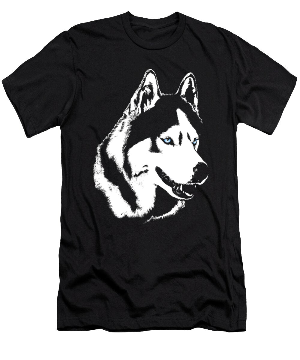 Husky Dog Art Tinh Tran Le Thanh T-Shirt