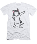 Husky Dog Dabbing Husky Love Huskey Dogs Kids Dabbing Husky Eq Designs T-Shirt