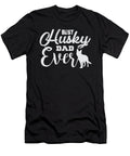 Husky Dog Lover Best Husky Dad Ever Husky Kanig Designs T-Shirt