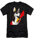 Husky Dog Lover Polygon Abstract Animal Art Natalie Lidford T-Shirt