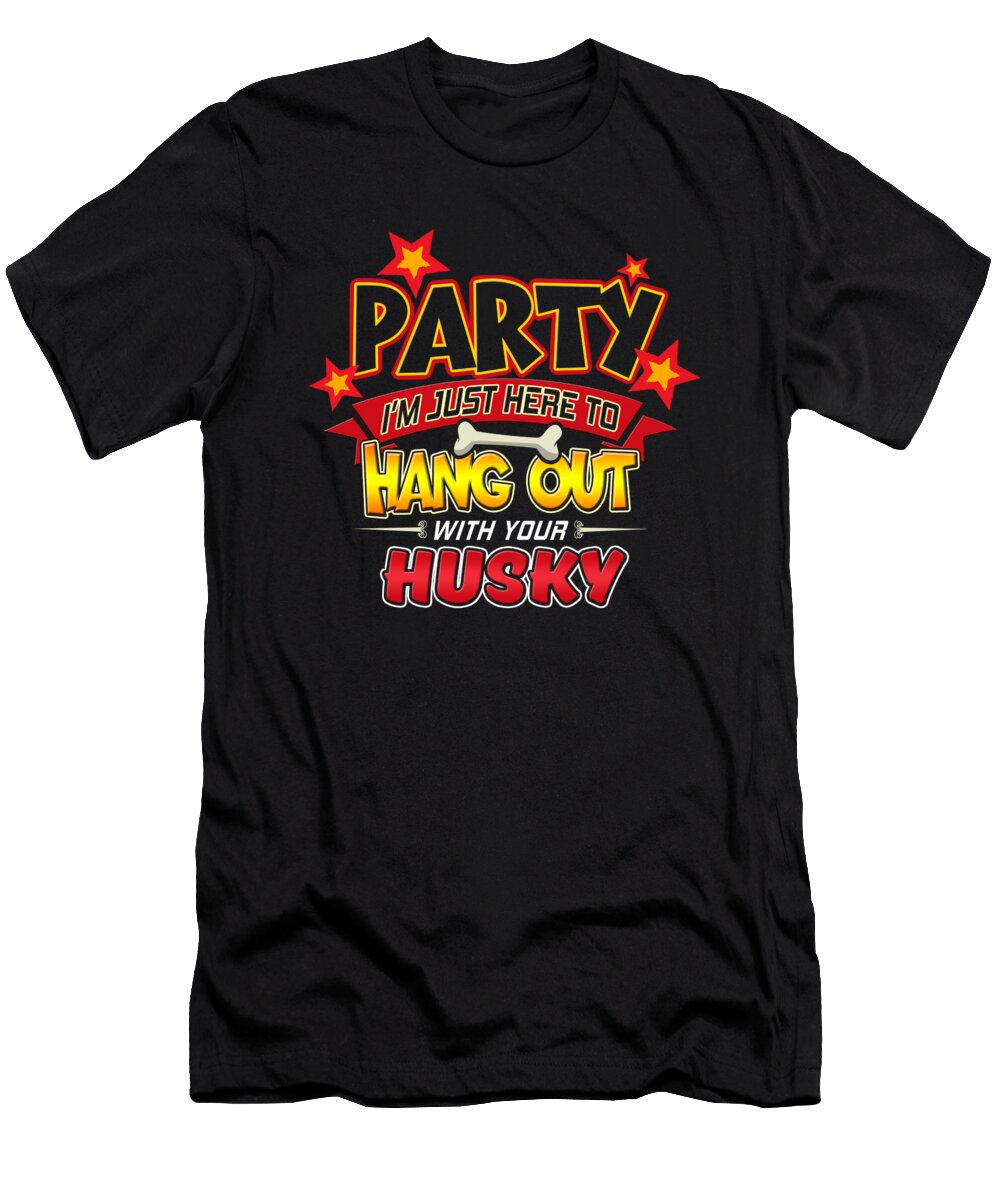 Husky Dog Party Jacob Zelazny T-Shirt