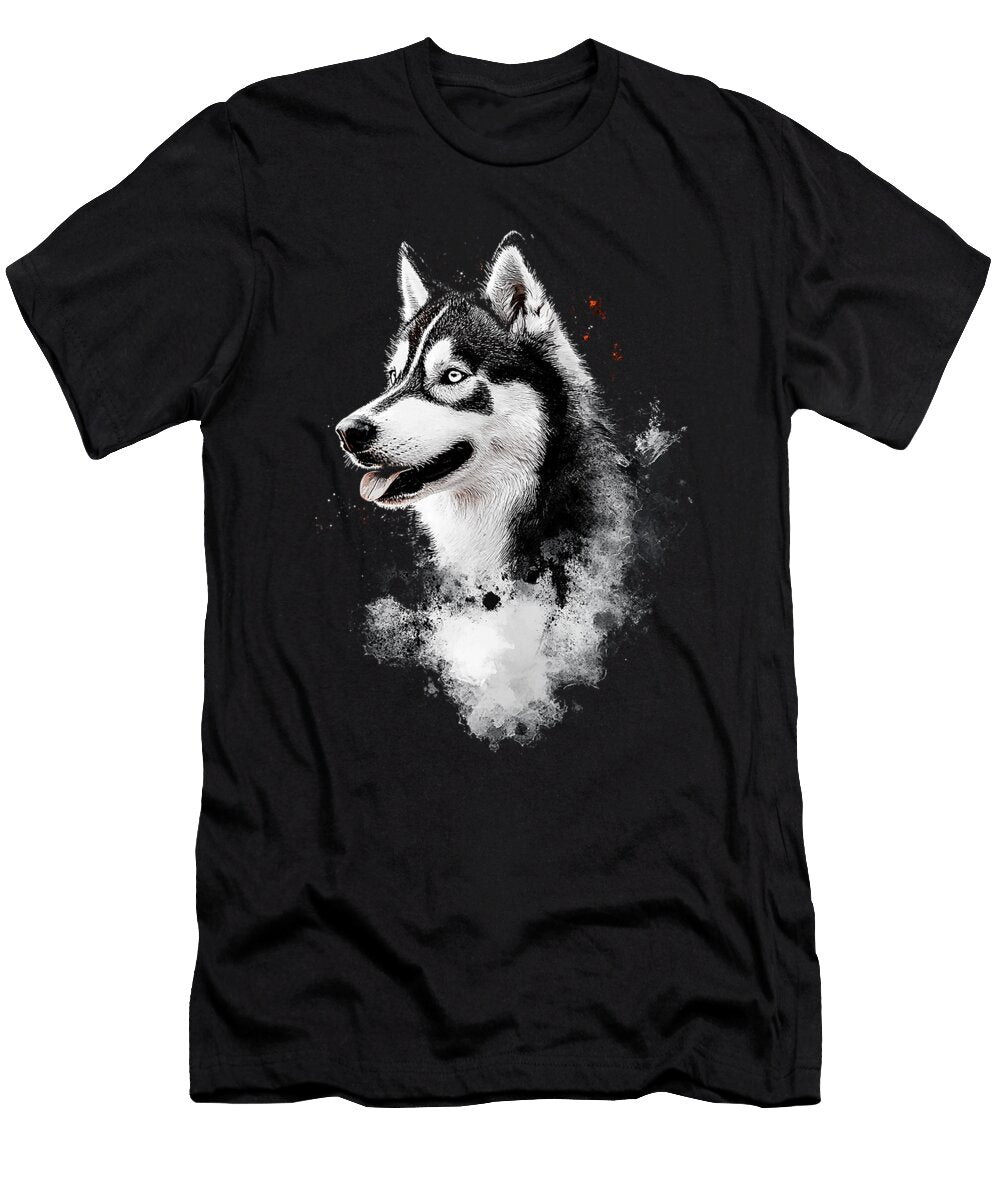 Husky Dog Pet Husky Men Women Kids Dh Bubble T-Shirt
