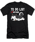 Husky Dogs Puppy Animal Owners Doggie Pets Gift to Do List Funny Nothing Thomas Larch T-Shirt