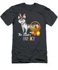 Husky Easter Day Costume Love Egg and Bunny Ears Gift Julie Hurst T-Shirt