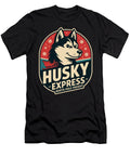 Husky Express North Pole Freight Sled Dog Retro Zyneu Gangd T-Shirt