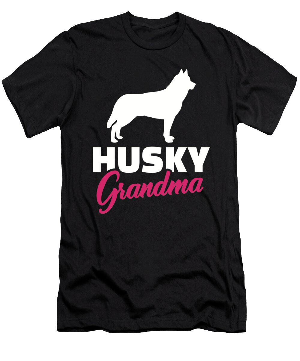 Husky Grandma By Designzz T-Shirt
