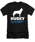 Husky Grandpa By Designzz T-Shirt