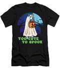 Husky Happy Halloween Costume Ghost Dog Natalie Lidford T-Shirt