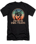 Husky Im 10 in Dog Years Funny 70th Birthday 70 Studi Alex T-Shirt